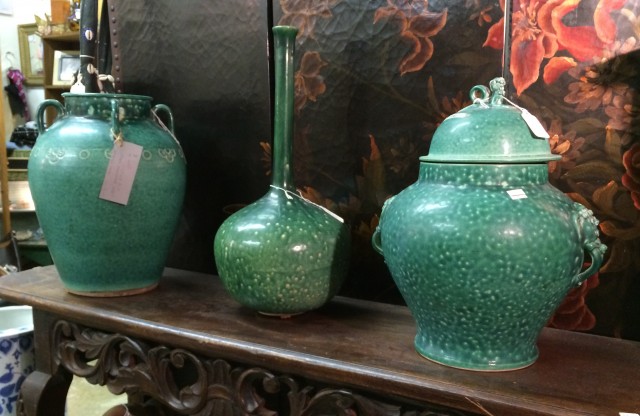 green pottery