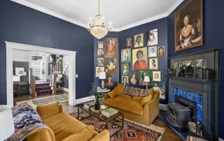 Living Room with Paintings